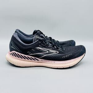 Brooks Shoes Womens 10 Black Pink Glycerin GTS 19 Road Running Athletic Sneakers
